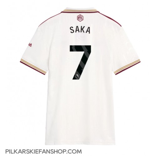 Koszulka piłkarska Arsenal Bukayo Saka #7 Strój Trzeci dla kobiety 2025-26 tanio Krótki Rękaw Koszulka piłkarska Arsenal Bukayo Saka #7 Strój Trzeci dla kobiety 2025-26 tanio Krótki Rękaw